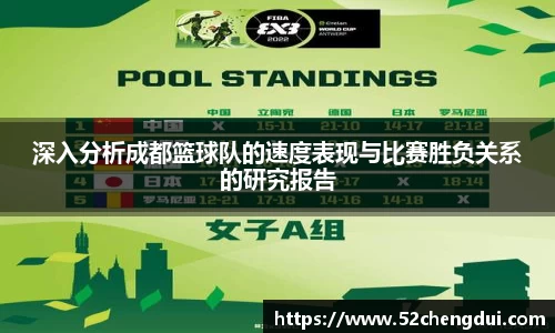 深入分析成都篮球队的速度表现与比赛胜负关系的研究报告